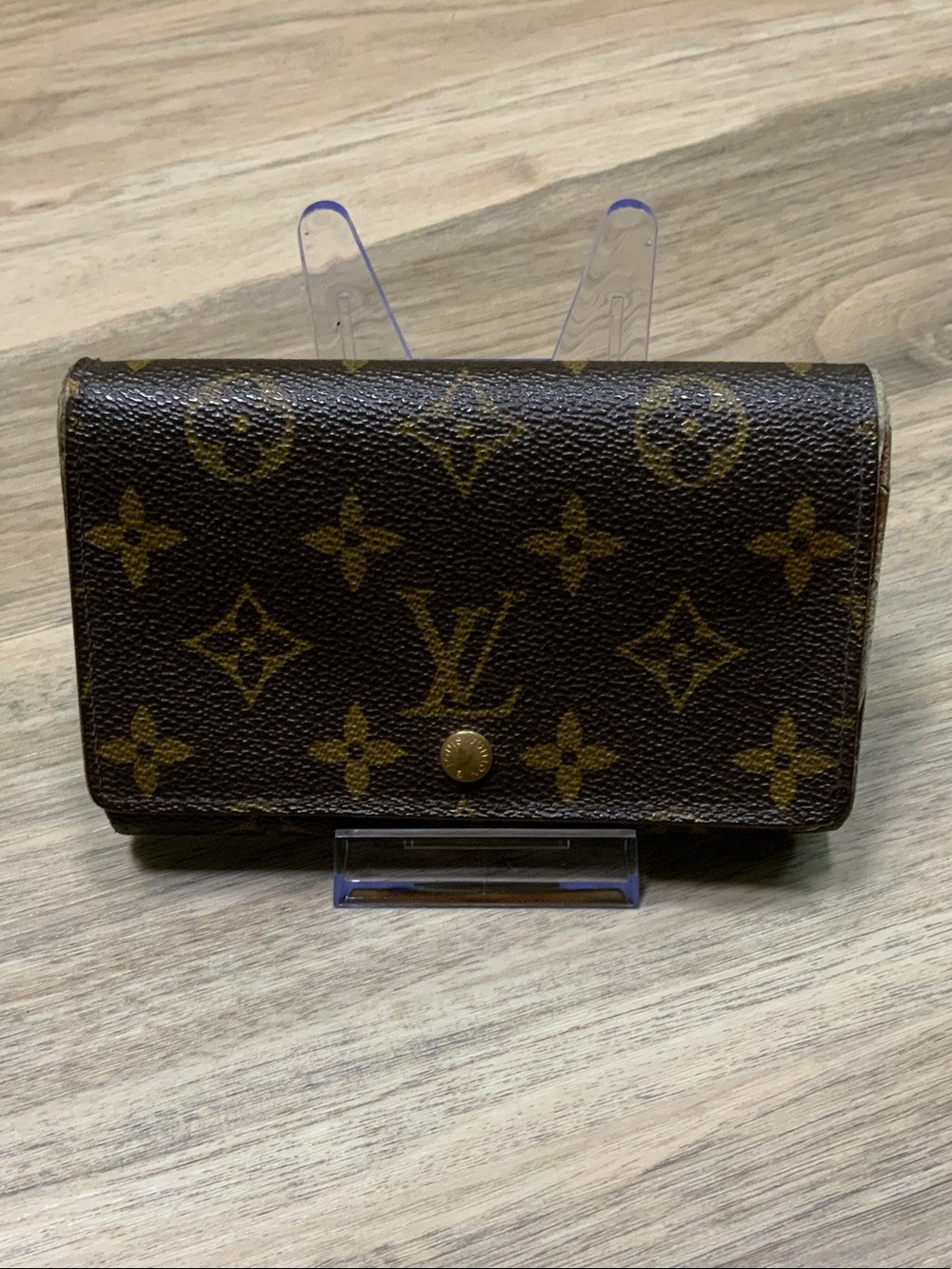 Vintage Louis Vuitton Monogram Compact Zip Wallet TLC